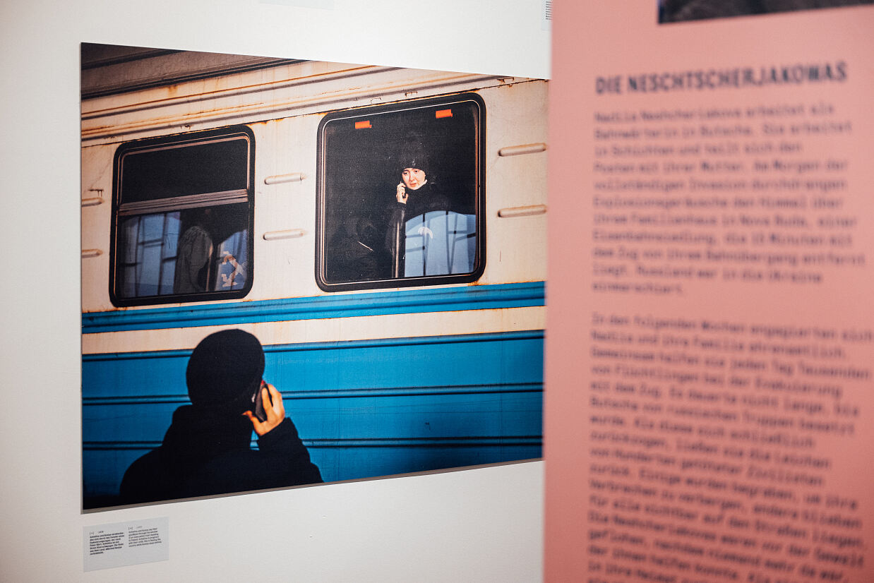 Die Ausstellung wurde heute am Wiener Hauptbahnhof eröffnet