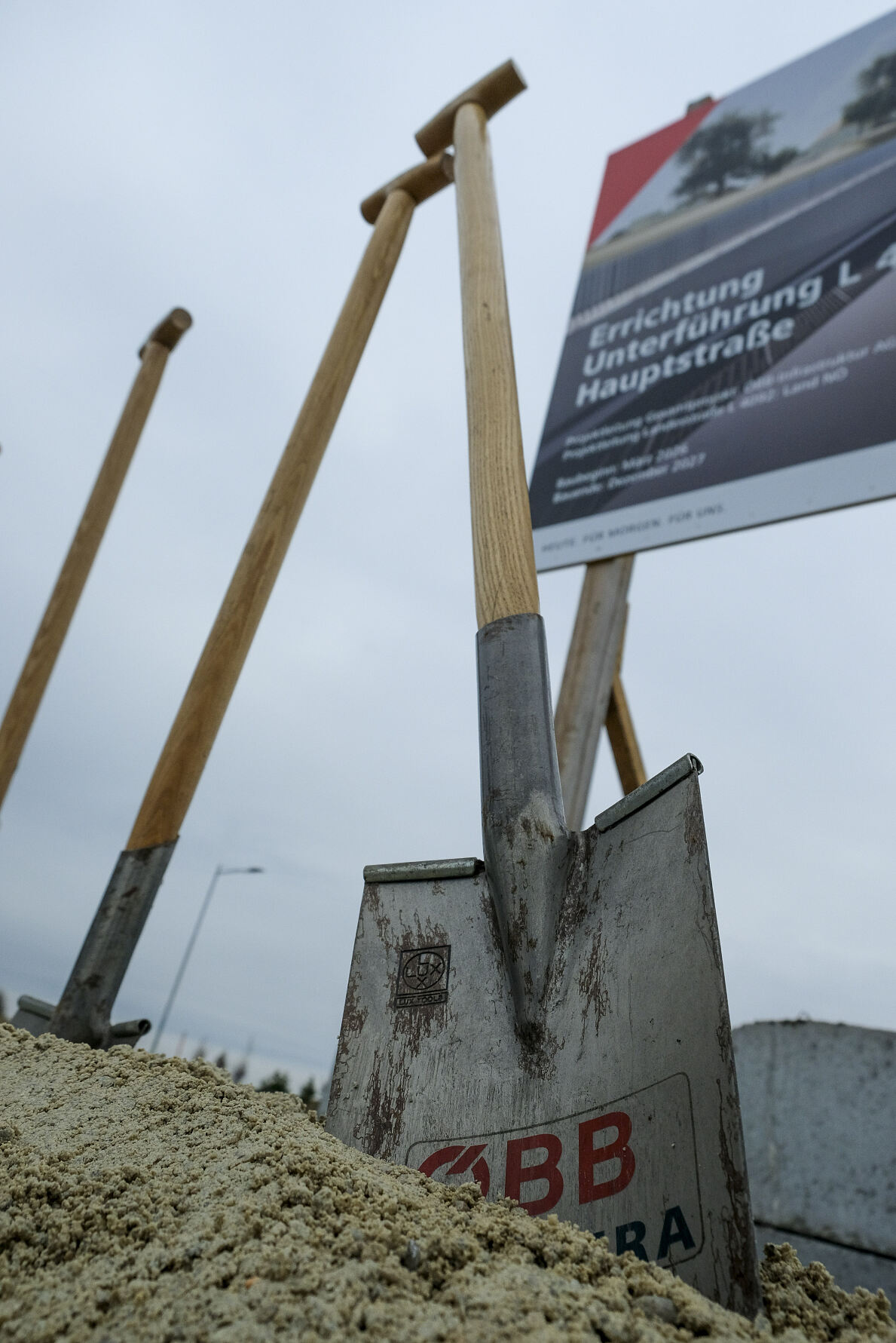 Lanzenkirchen Spatenstich Unterführung