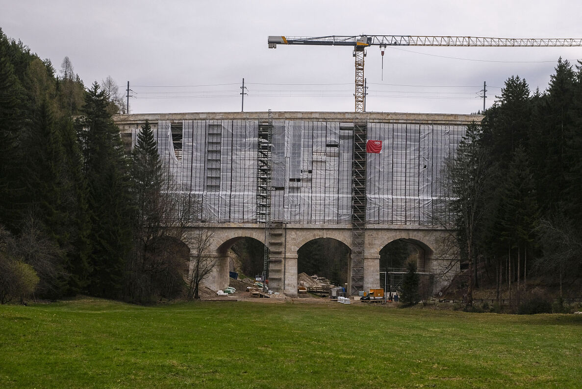Sanierungsarbeiten Semmering Bergstrecke 