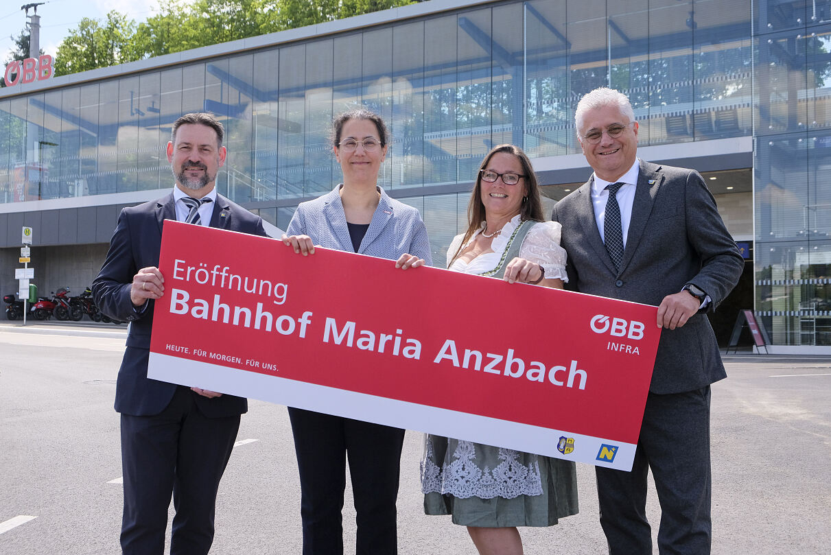 Eröffnung Bahnhof Maria Anzbach
