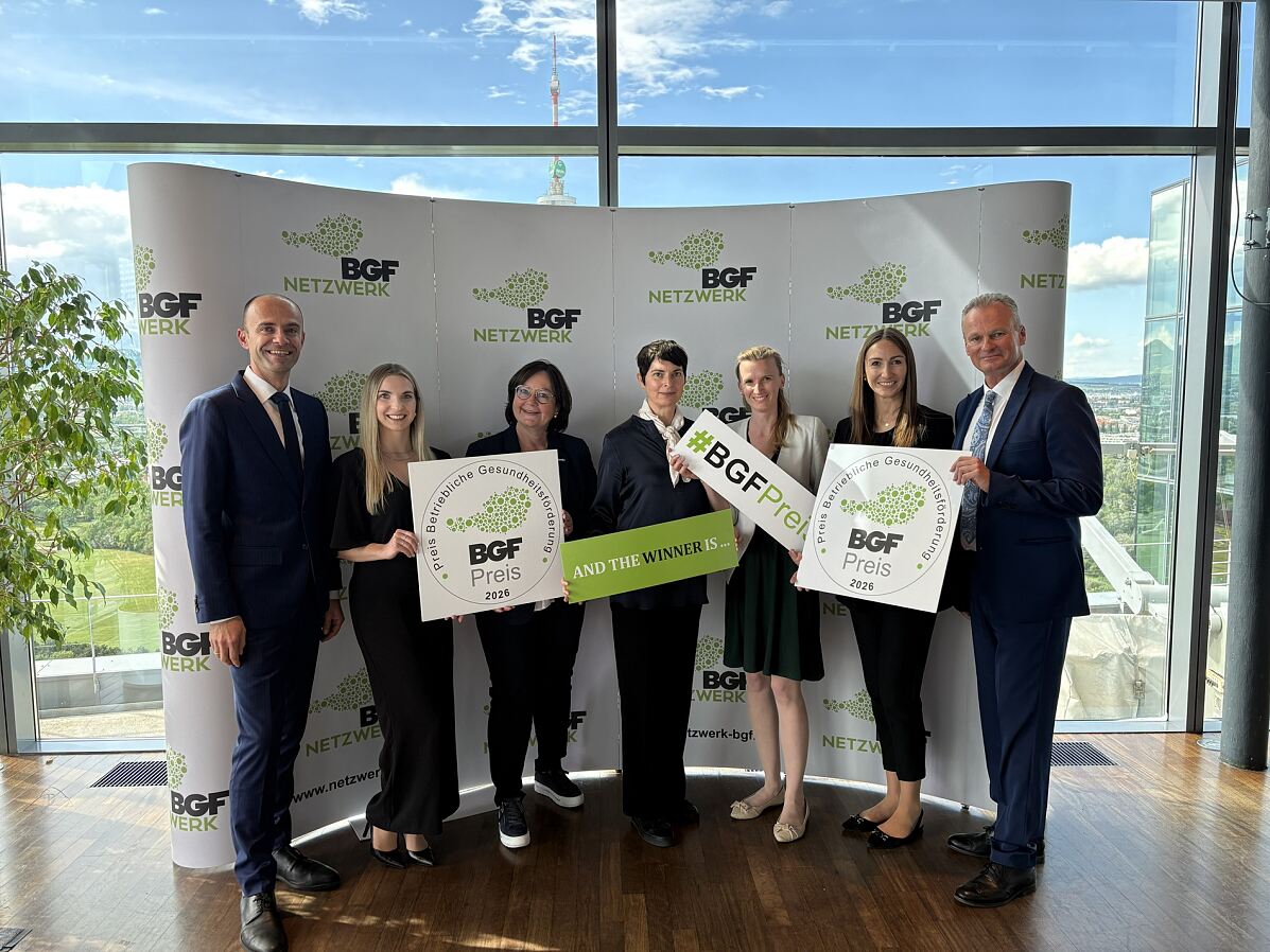 ÖBB gewinnen BGF Preis