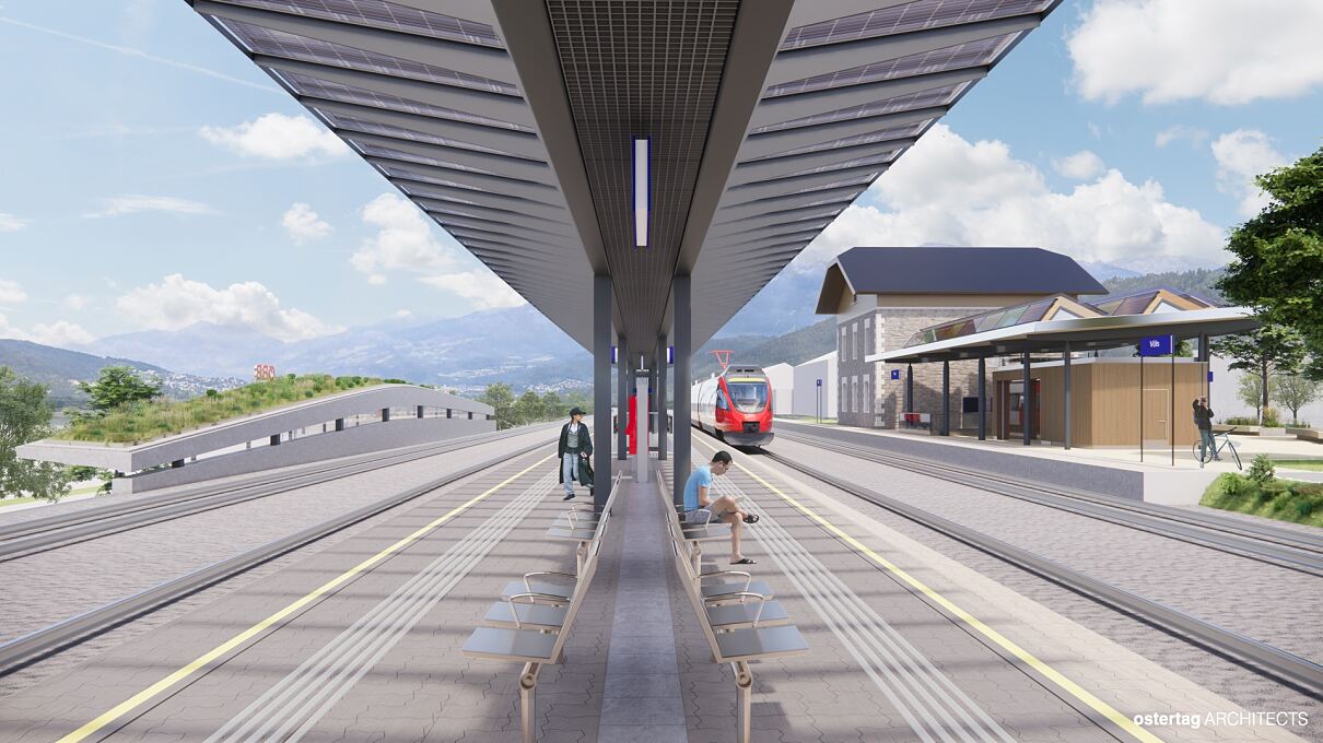 Bahnhof Völs neu