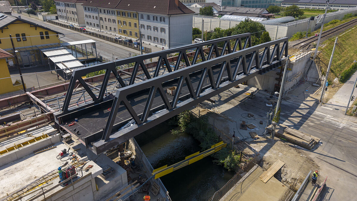 Herrgottwiesgasse - neue Brücke