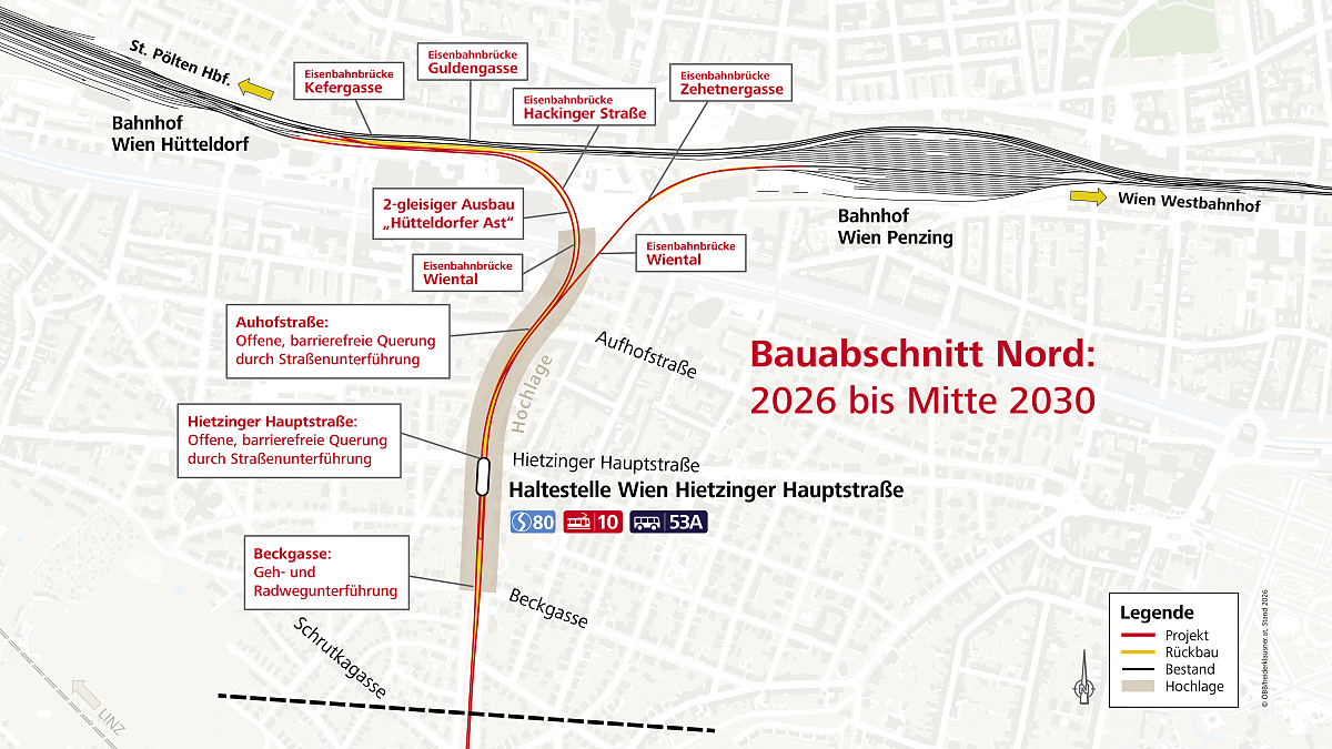Infografik Bauabschnitt Nord Verbindungsbahn