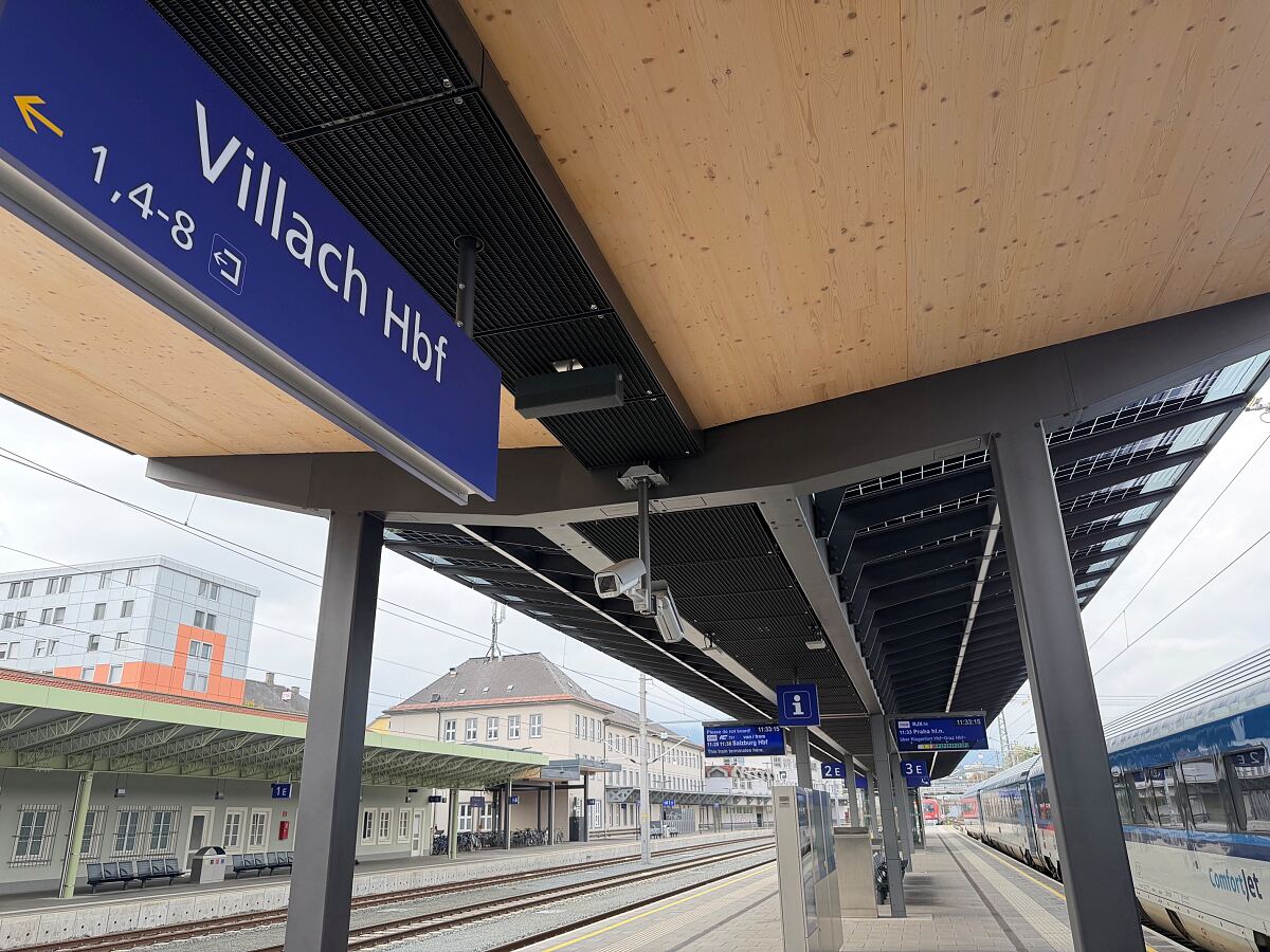 Villach HBF - neuer Bahnsteig