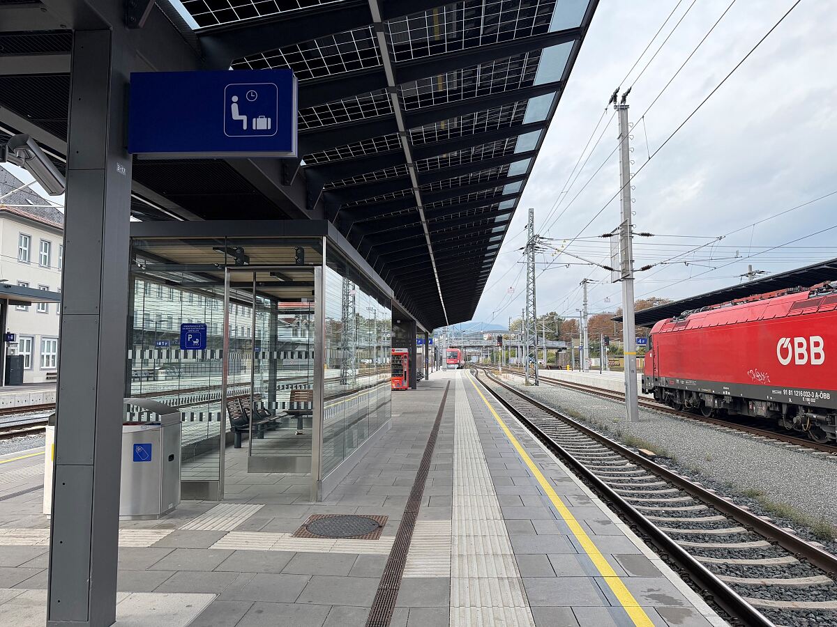 Villach HBF - neuer Bahnsteig