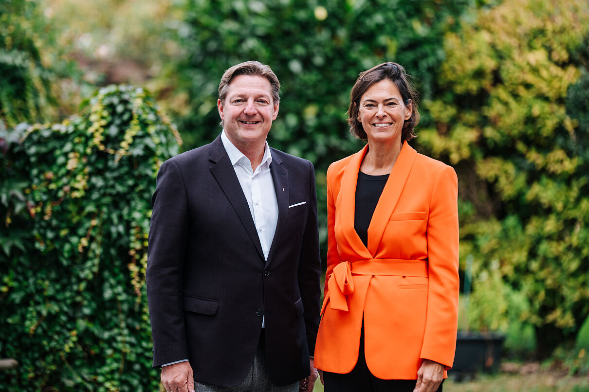 Günther Albel, Bürgermeister von Villach und Silvia Angelo, Vorständin ÖBB Infrastruktur AG
