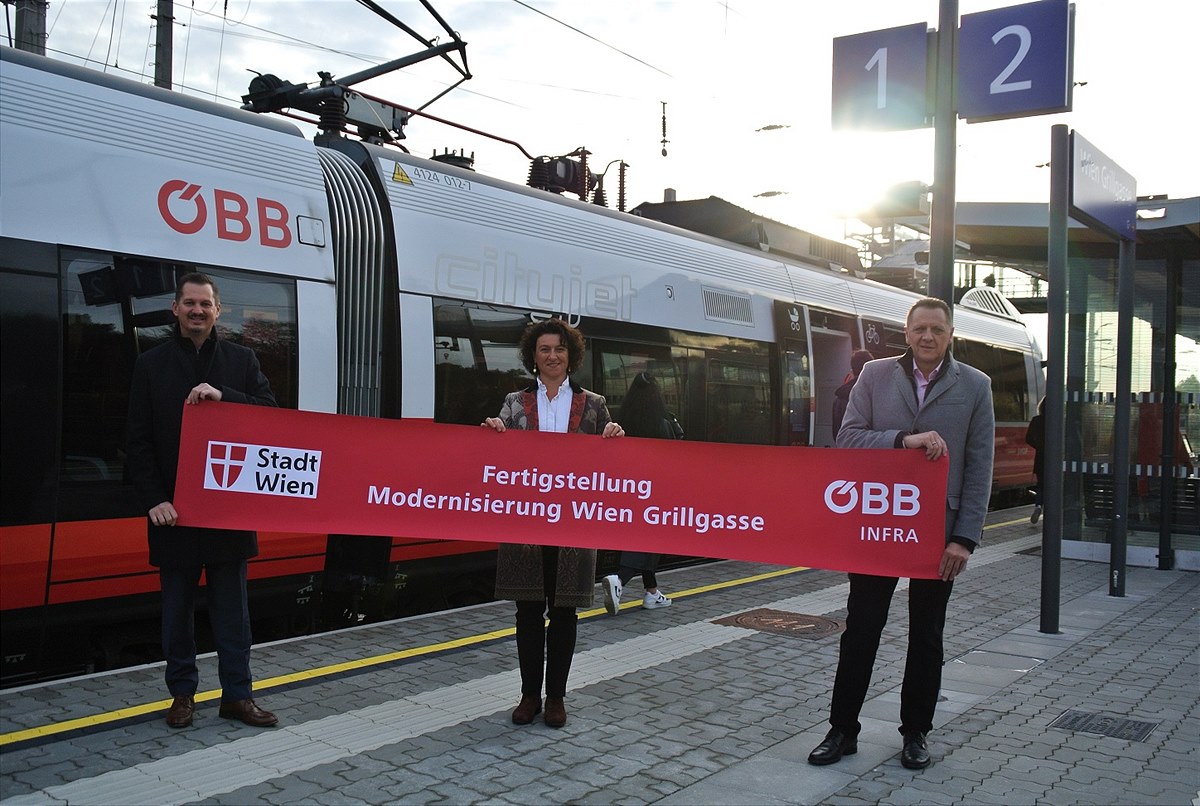 Eröffnung Haltestelle Wien Grillgasse