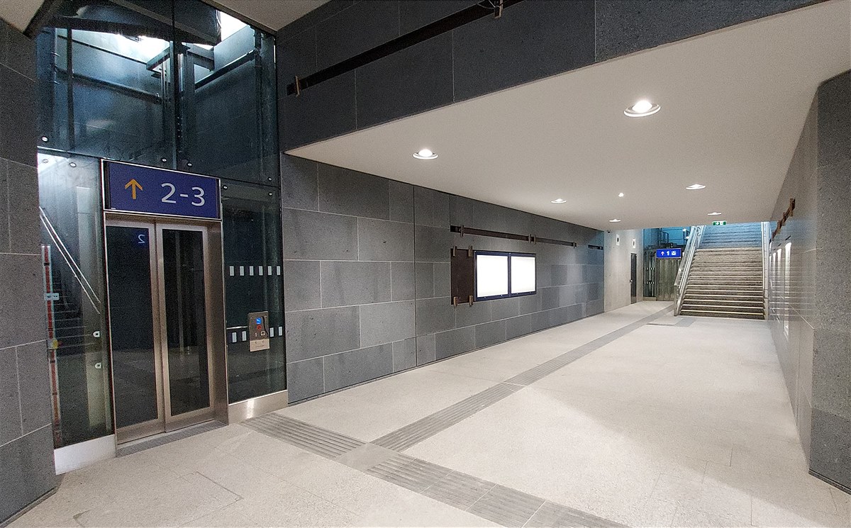 Modernisierter Bahnhof Kirchberg