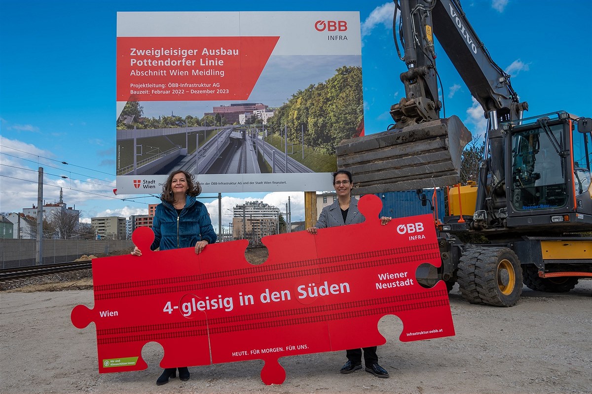 ÖBB Spatenstich Pottendorfer Linie