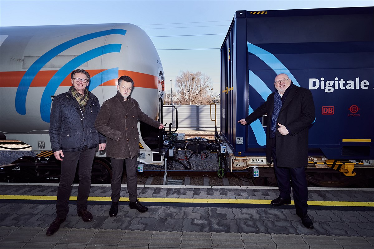 20220301_PI ÖBB Digitale Automatische Kupplung - Thomas Scheiber, Roman Hebenstreit, Andreas Matthä (c) OEBB Marek Knopp