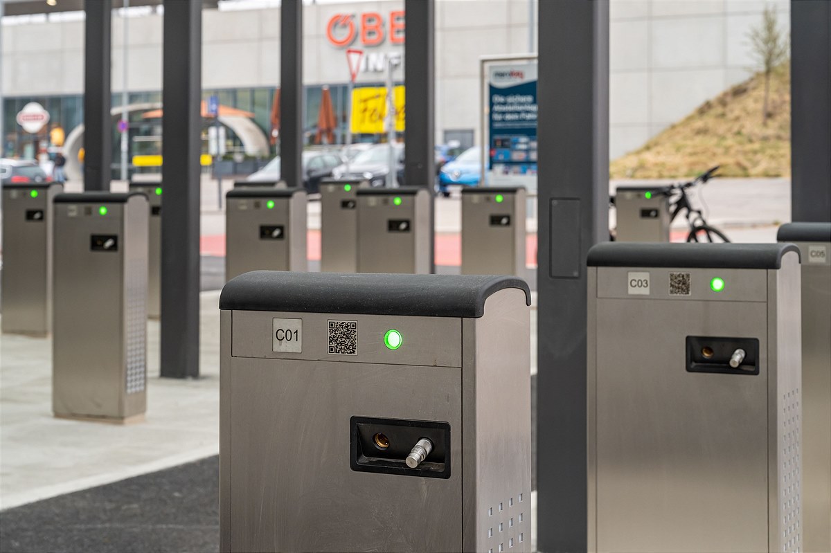 Bf. Tullnerfeld_Merokey_digitalisiertes Fahrradabsperrsystem 1