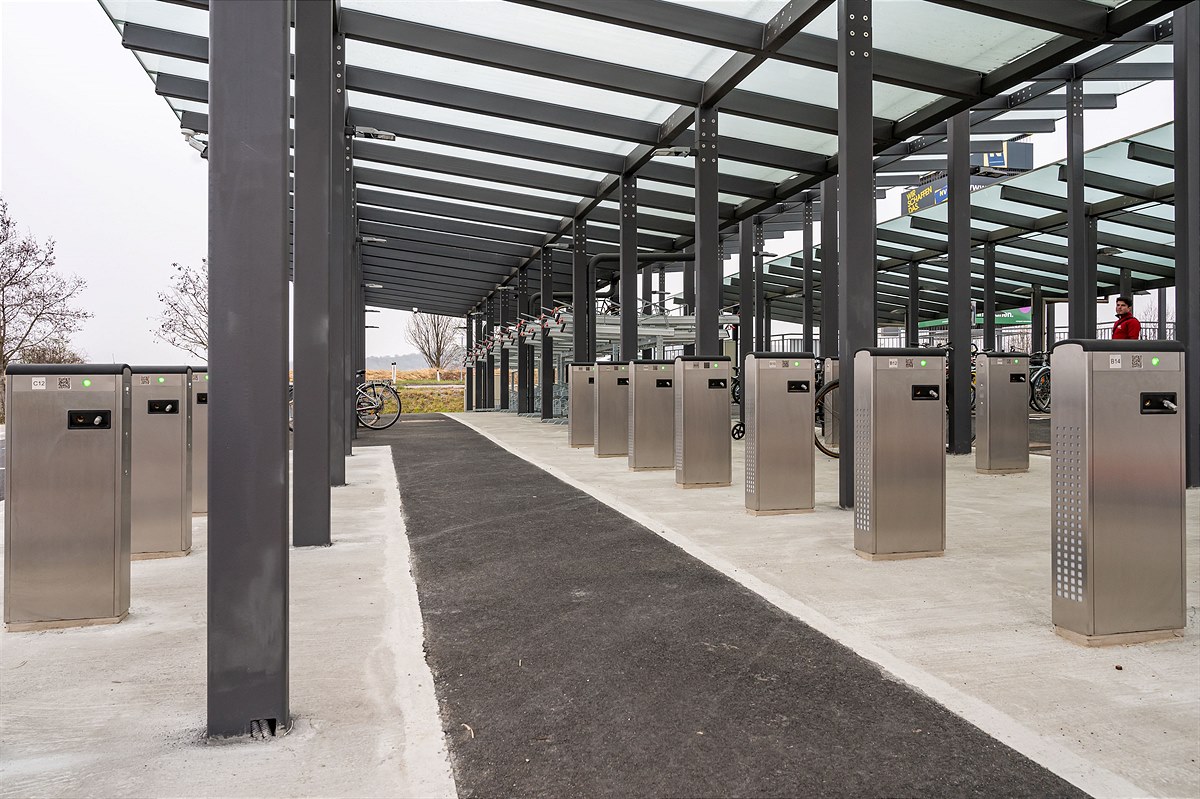 Bf. Tullnerfeld_Merokey_digitalisiertes Fahrradabsperrsystem 2