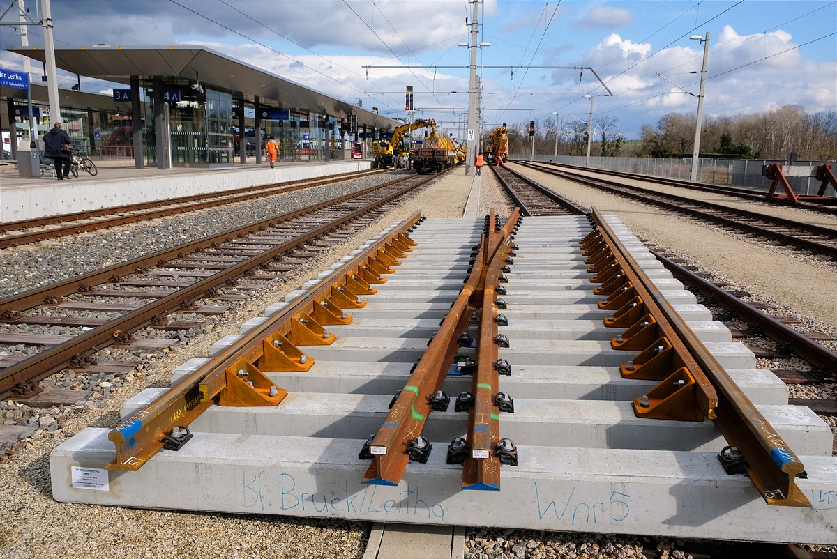 Weichenneulage