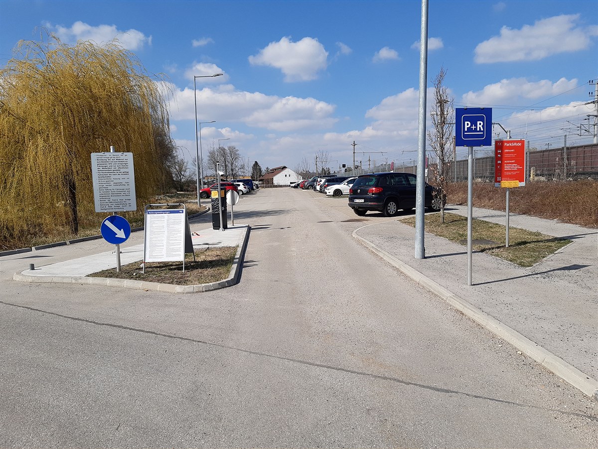 P+R Korneuburg Zufahrtssystem © ÖBB, Josef Maurer
