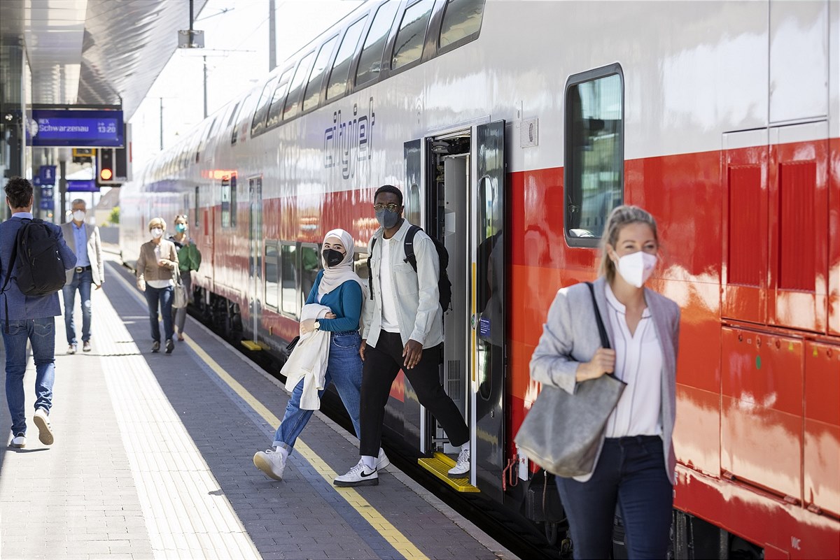 ÖBB DOSTO Fahrgäste