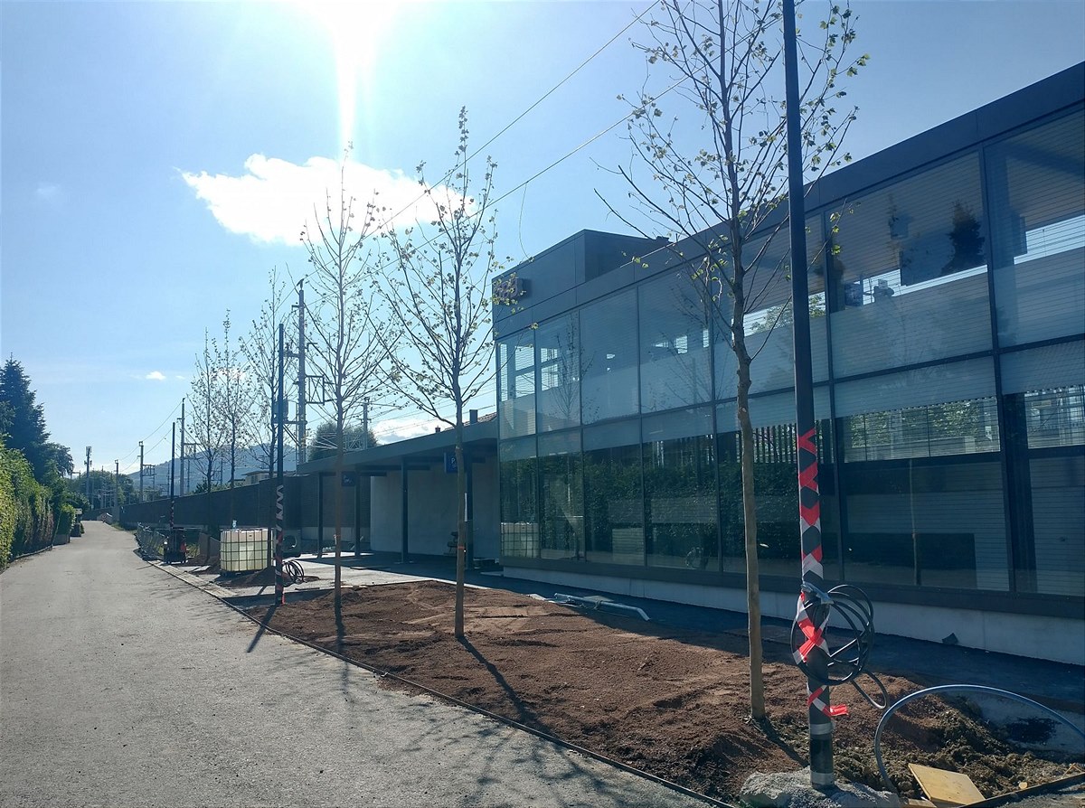 Haltestelle Lauterach Unterfeld