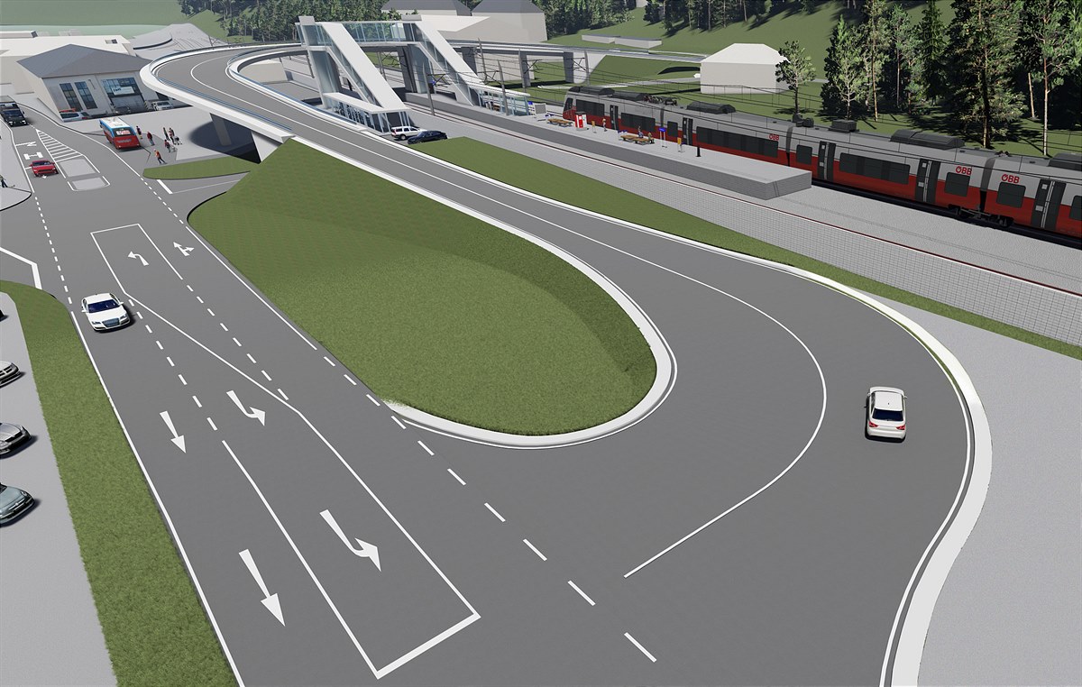 Visualisierung Wartberg Überfahrtsbrücke