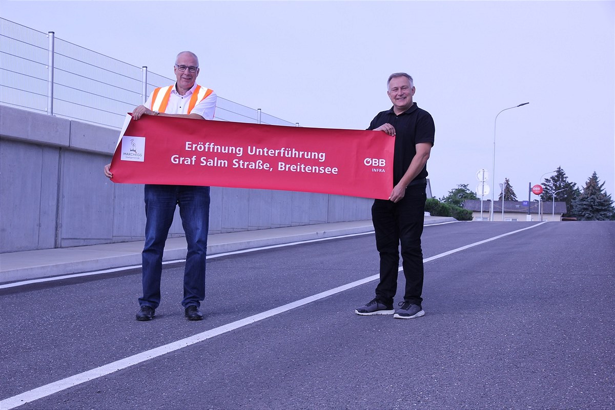 Eröffnung Unterführung Breitensee