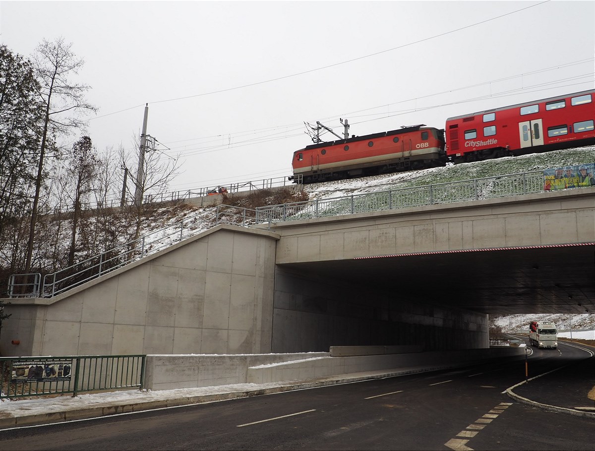 Unterführung Weidlingbachstraße © ÖBB, Irene Veitsmeier