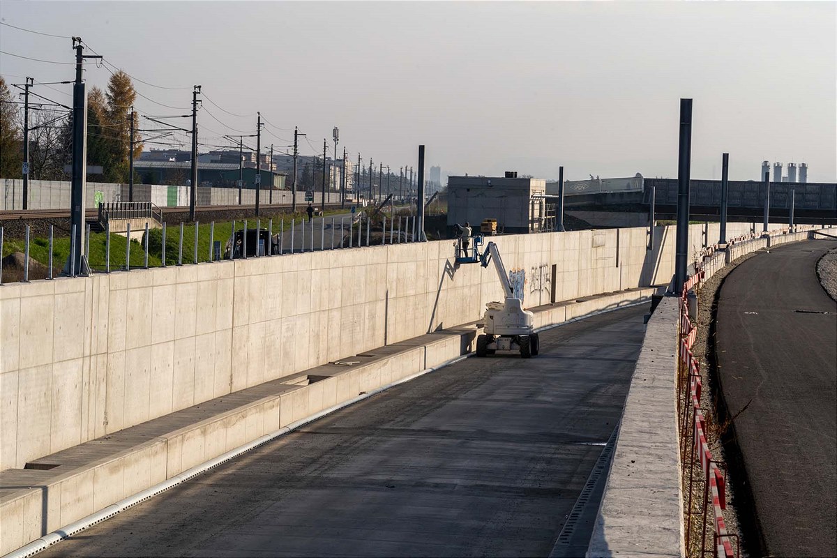 Unterflurtrasse Graz Flughafen
