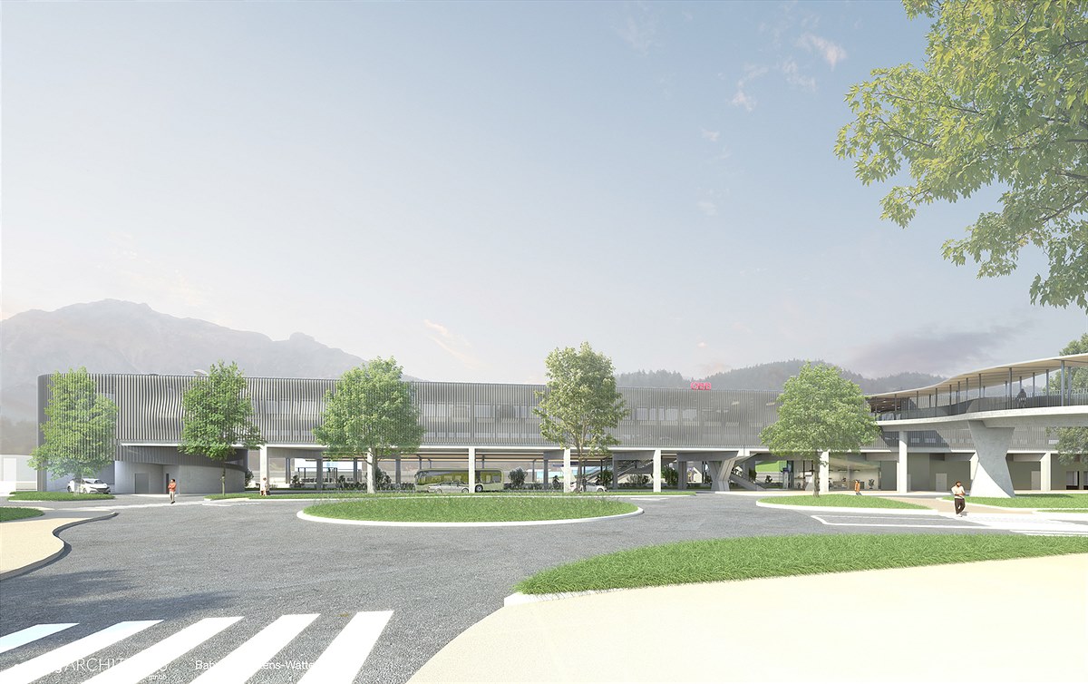 Neubau Bahnhof Fritzens-Wattens