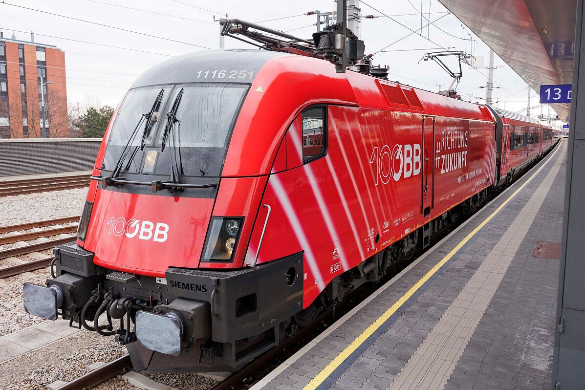 100 years ÖBB Railjet