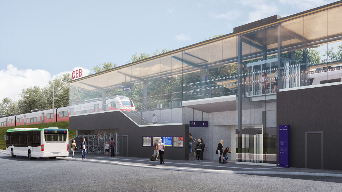 Maria Anzbach Vorplatz (c)ÖBB_Feuchtenhofer