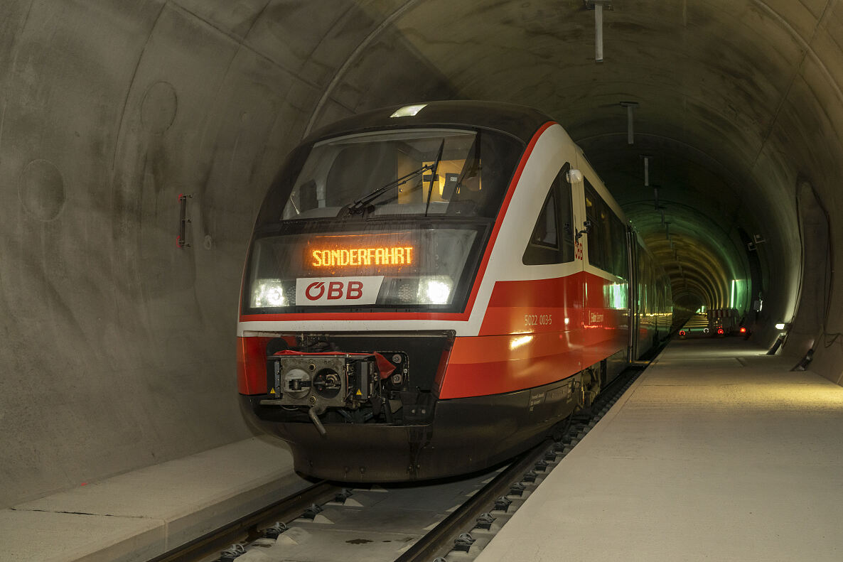Koralmtunnel Durchquerung