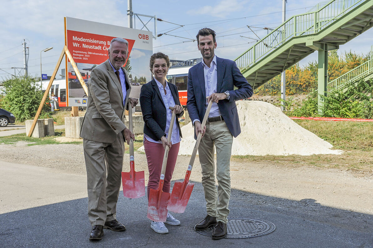 Spatenstich Wiener Neustadt Civitas Nova