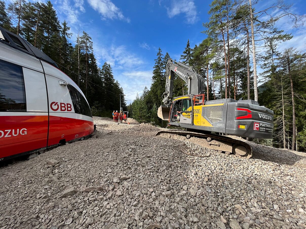 Murenabgang Karwendelbahn