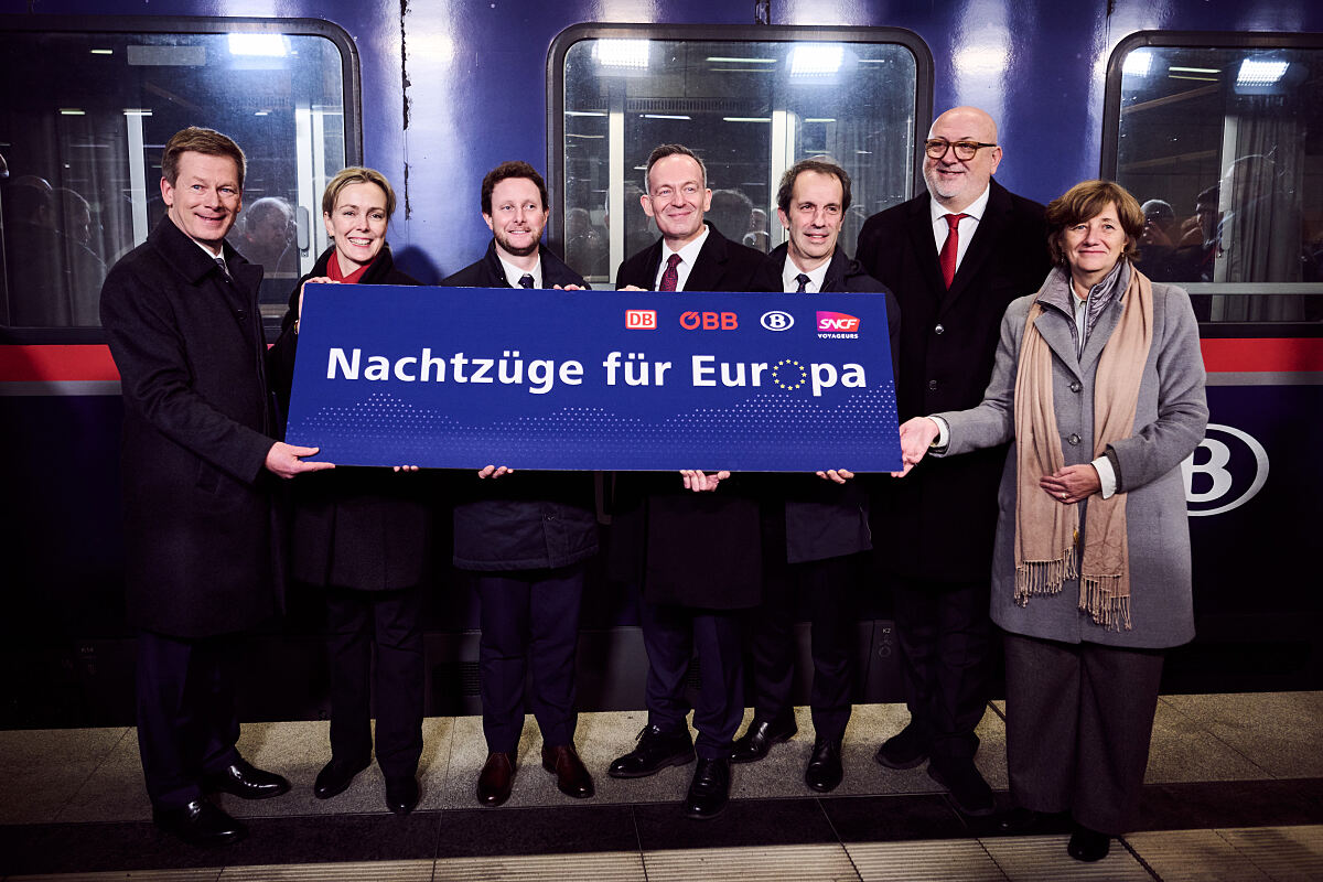 Große Nightjet-Premiere für Berlin - ParisBrüssel