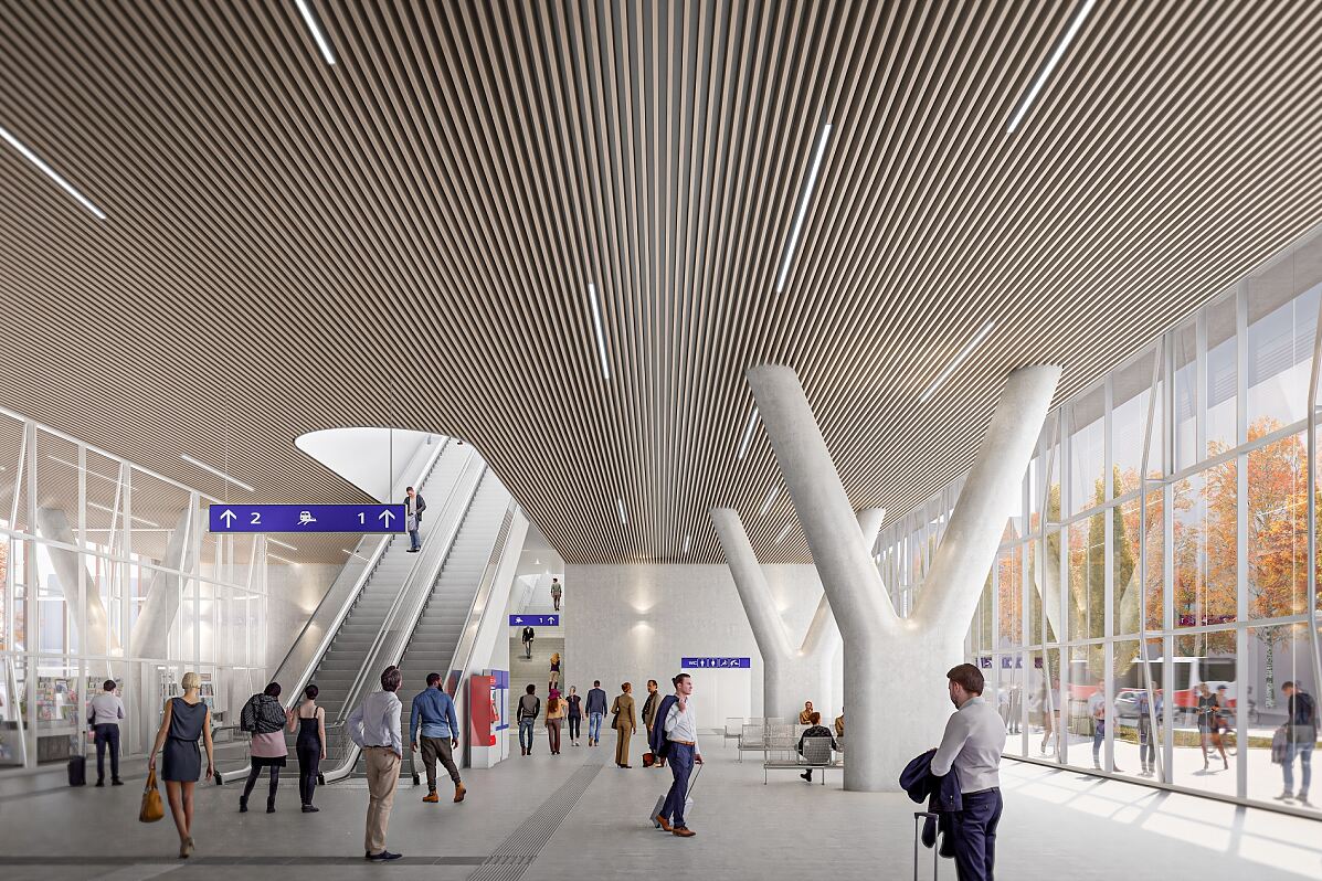 ÖBB Visualisierung Bahnhof Hetzendorf