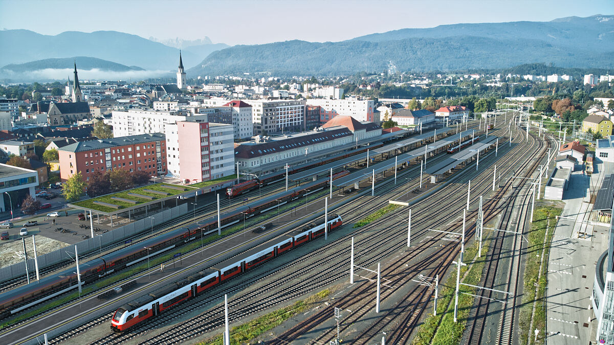 Visualisierung Villach HBF