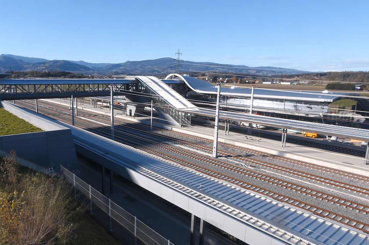 Koralmbahn Bahnhof Weststeiermark