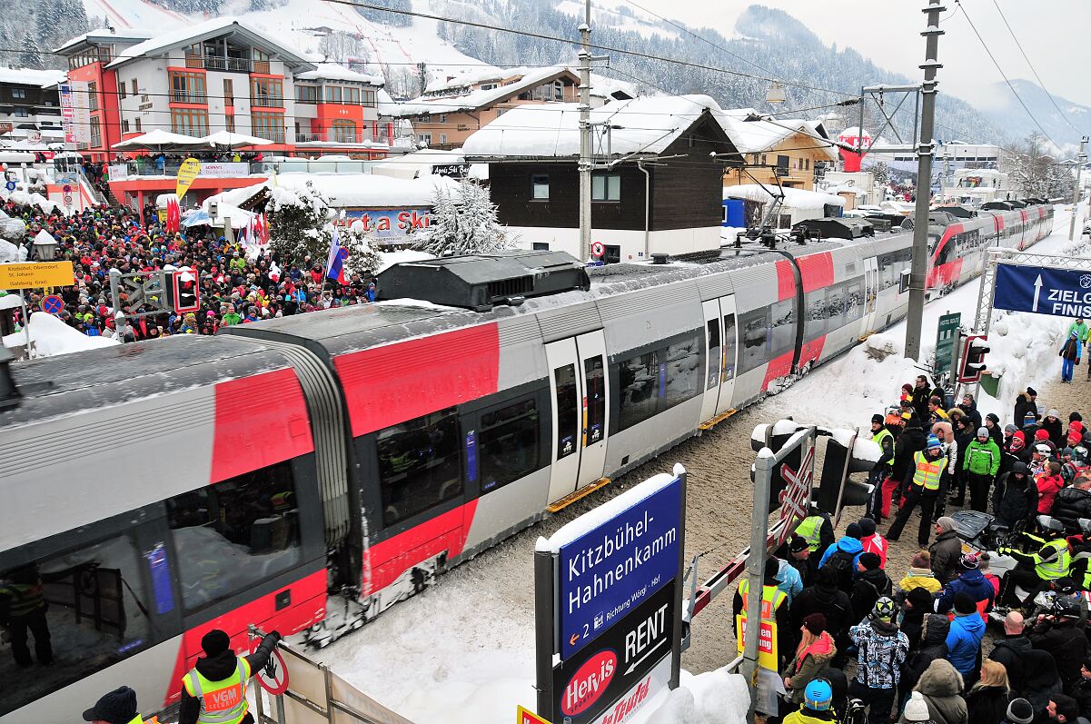 Die ÖBB sorgen für die Mobilität der Fans am Hahnenkammwochenende