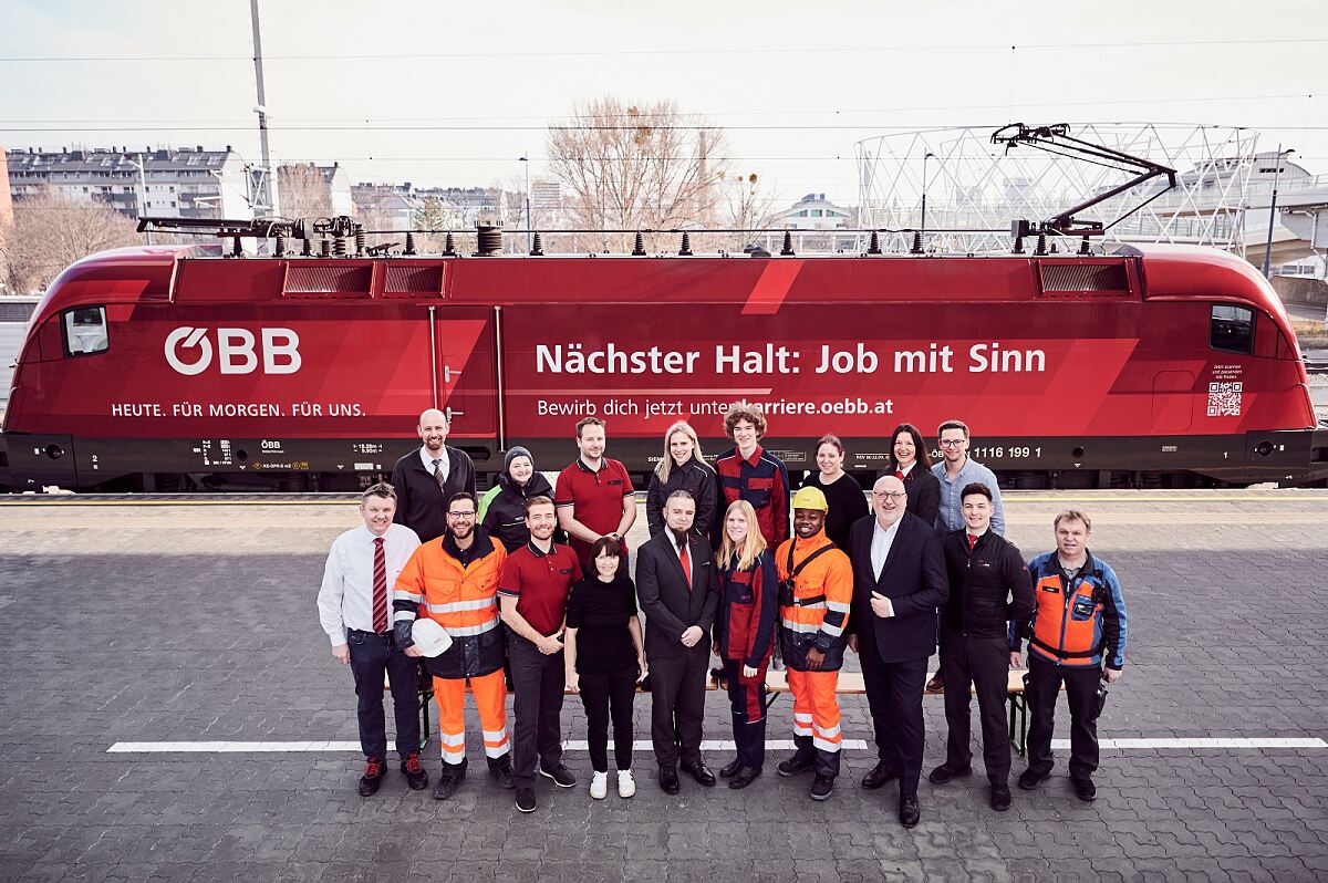 ÖBB MitarbeiterInnen (c) ÖBB Knopp