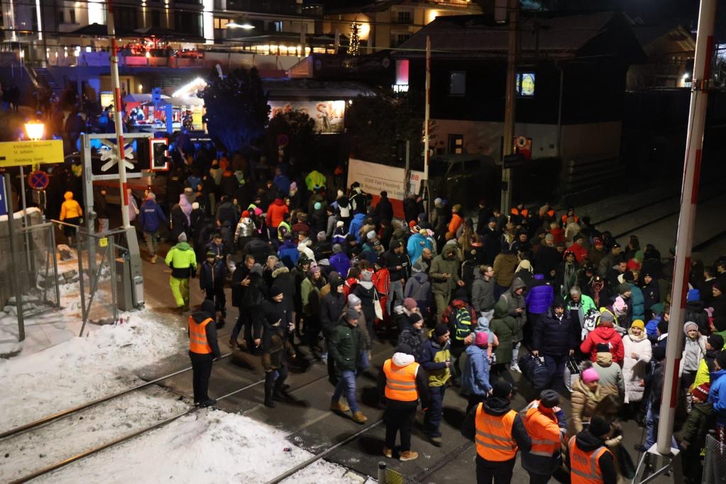 Die ÖBB sorgten für die Mobilität der Fans am Hahnenkammwochenende