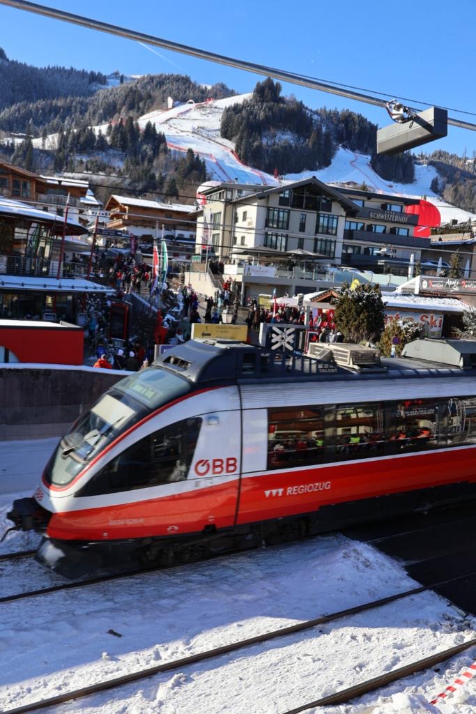 Die ÖBB sorgten für die Mobilität der Fans am Hahnenkammwochenende