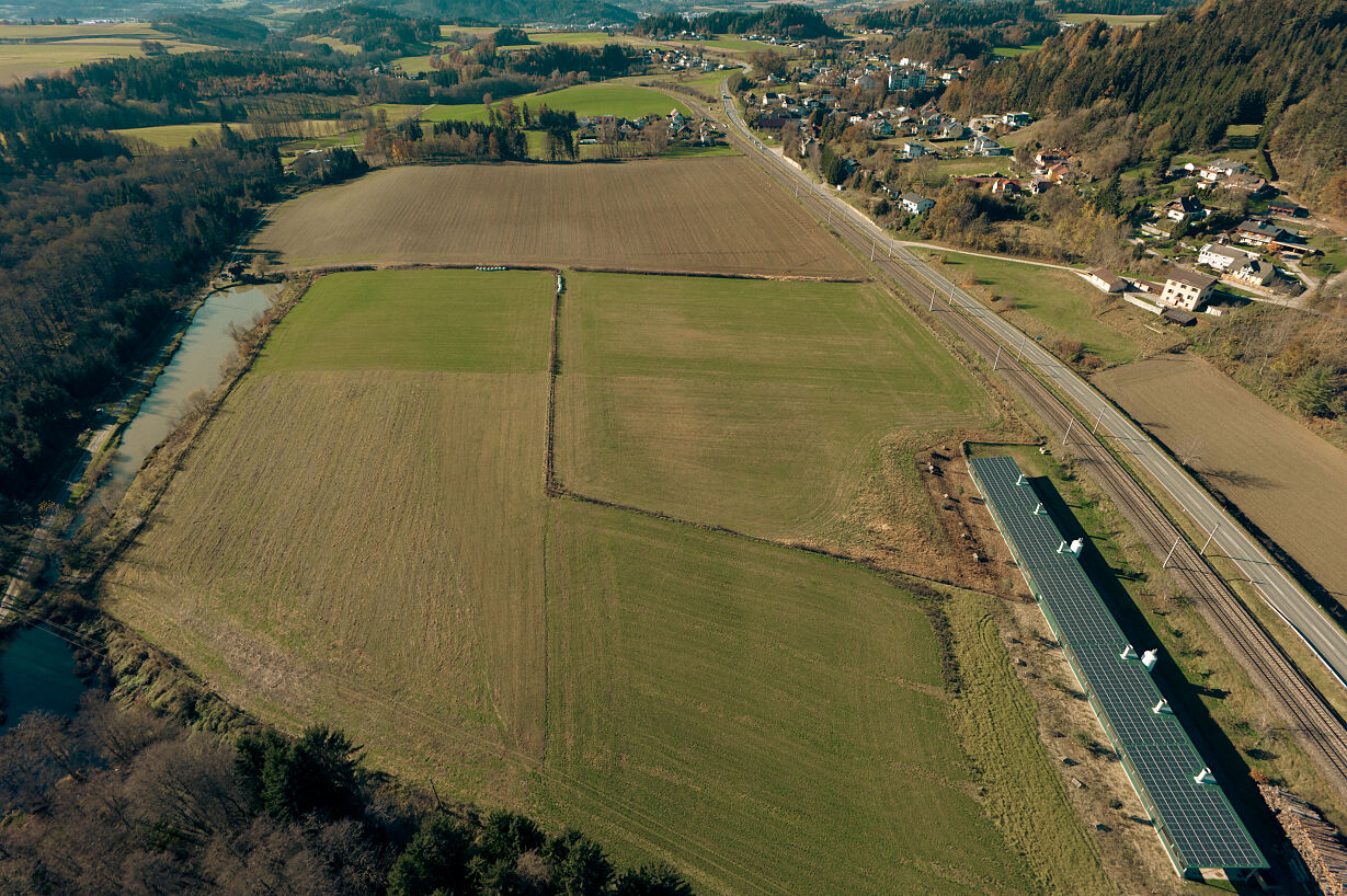 Fläche Agri-PV Anlage Thalsdorf