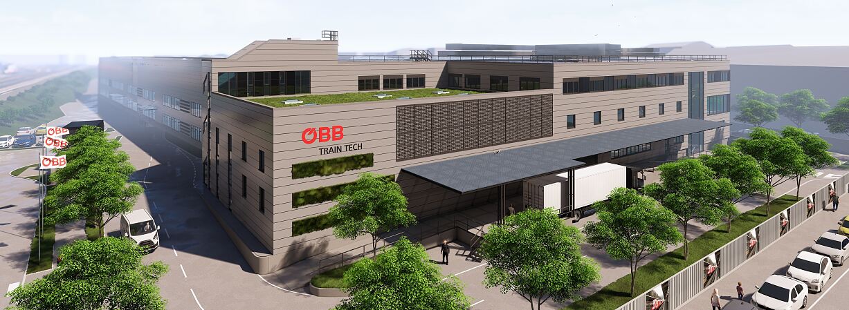 Neue Train Tech Halle Floridsdorf - Spatenstich