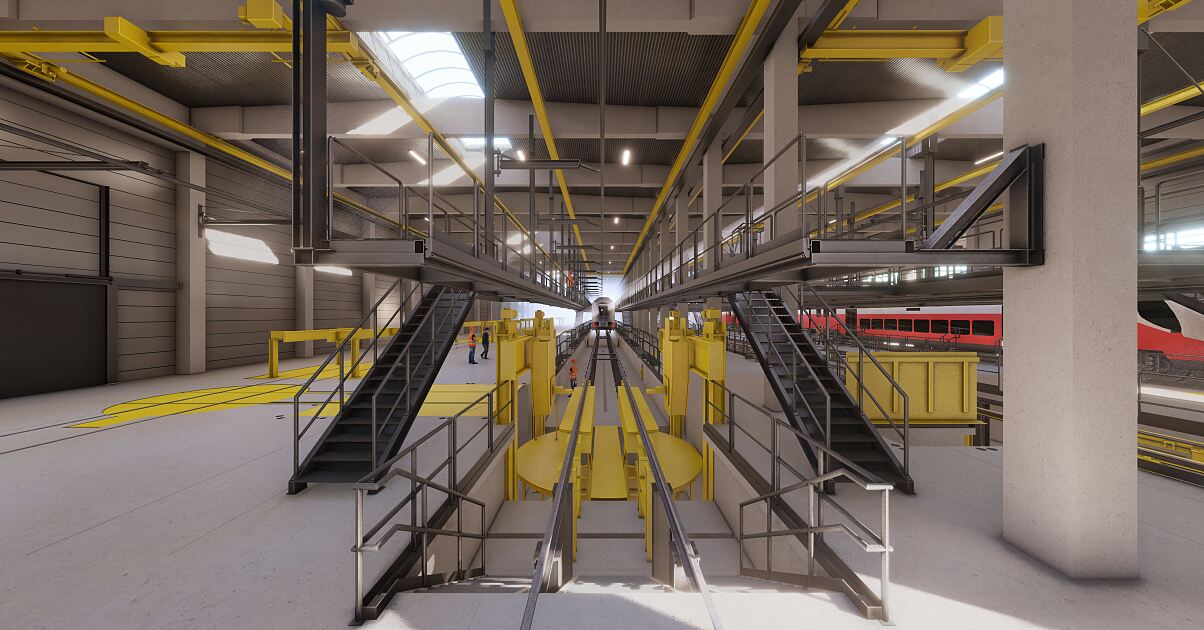 Neue Train Tech Halle Floridsdorf - Spatenstich