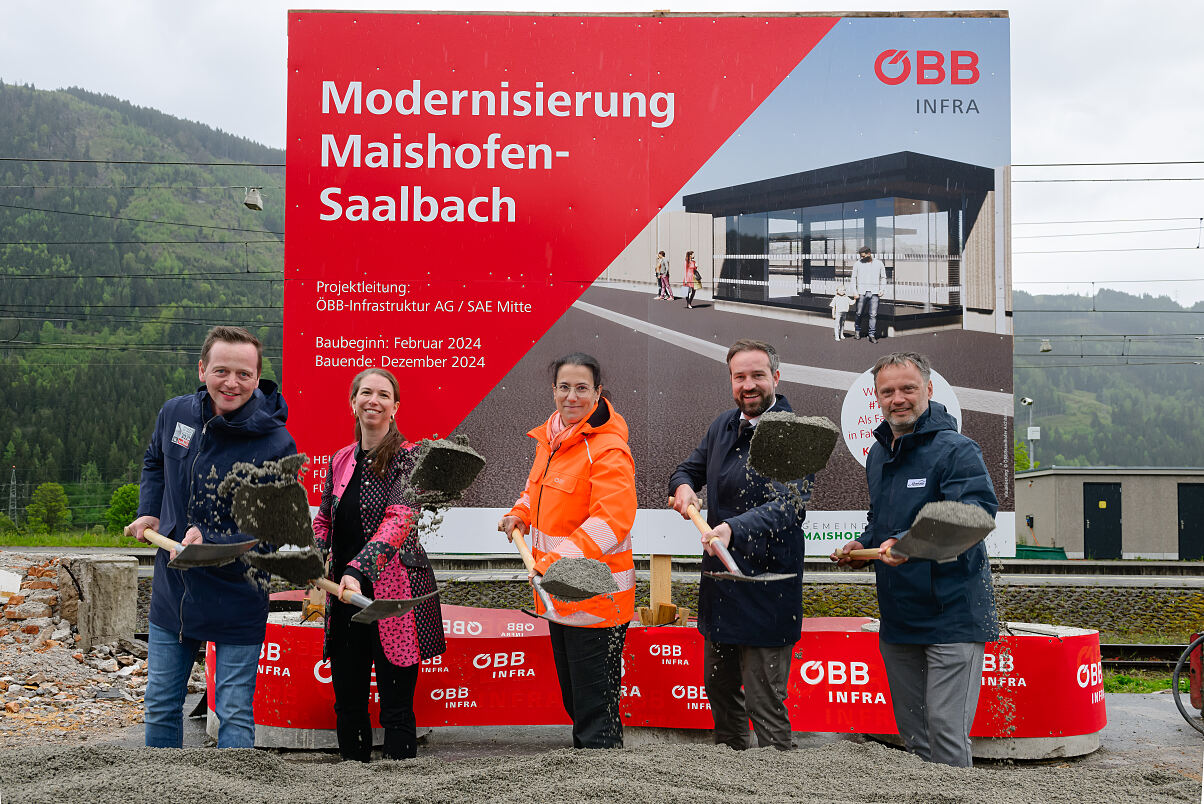 Spatenstich Maishofen-Saalbach