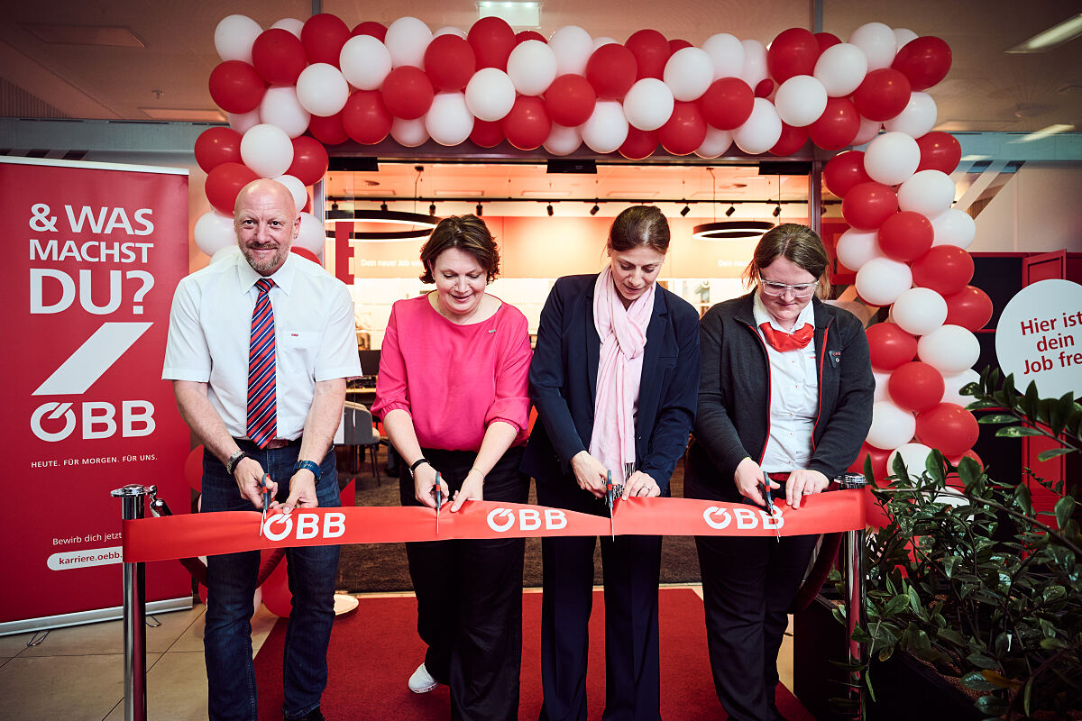 Eröffnung ÖBB Job Shop