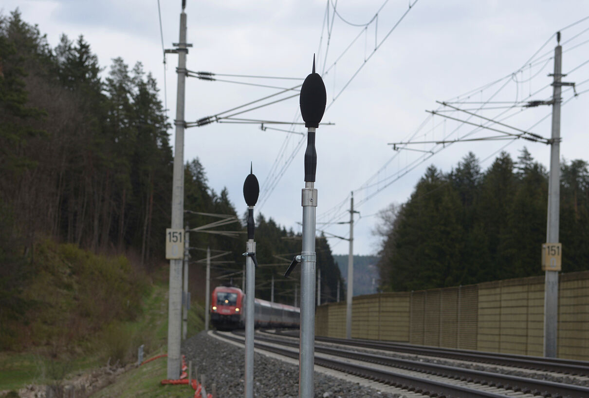 Bahnschall Messstelle