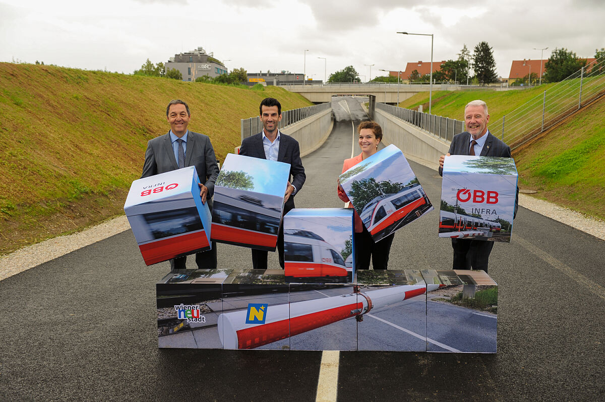 Eröffnung & Verkehrsfreigabe B54-Bahnunterführung in Wiener Neustadt