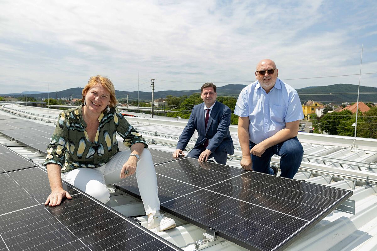 Photovoltaik-Anlage ÖBB Parkdeck Baden