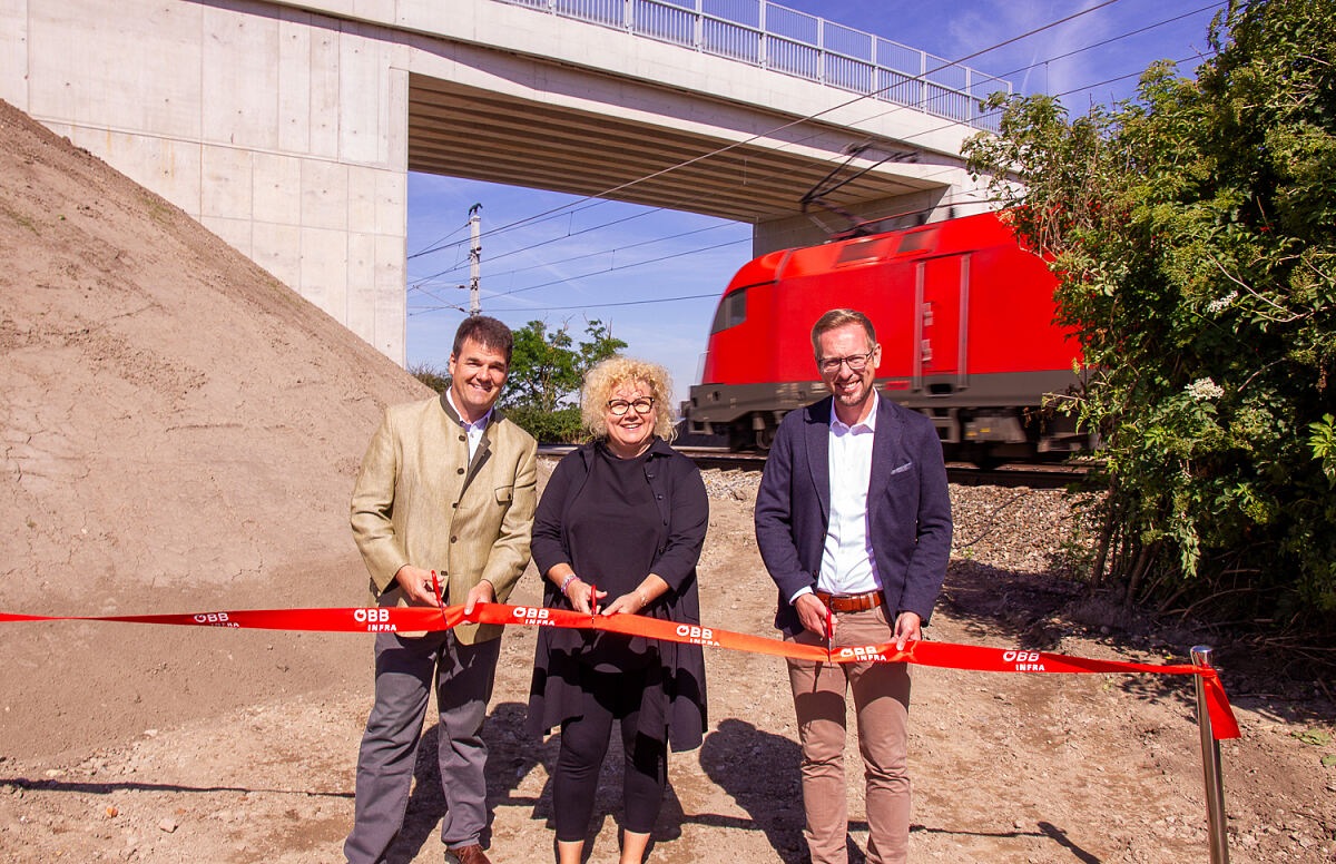 Neue Wirtschaftswegbrücke zwischen Aderklaa und Deutsch-Wagram eröffnet