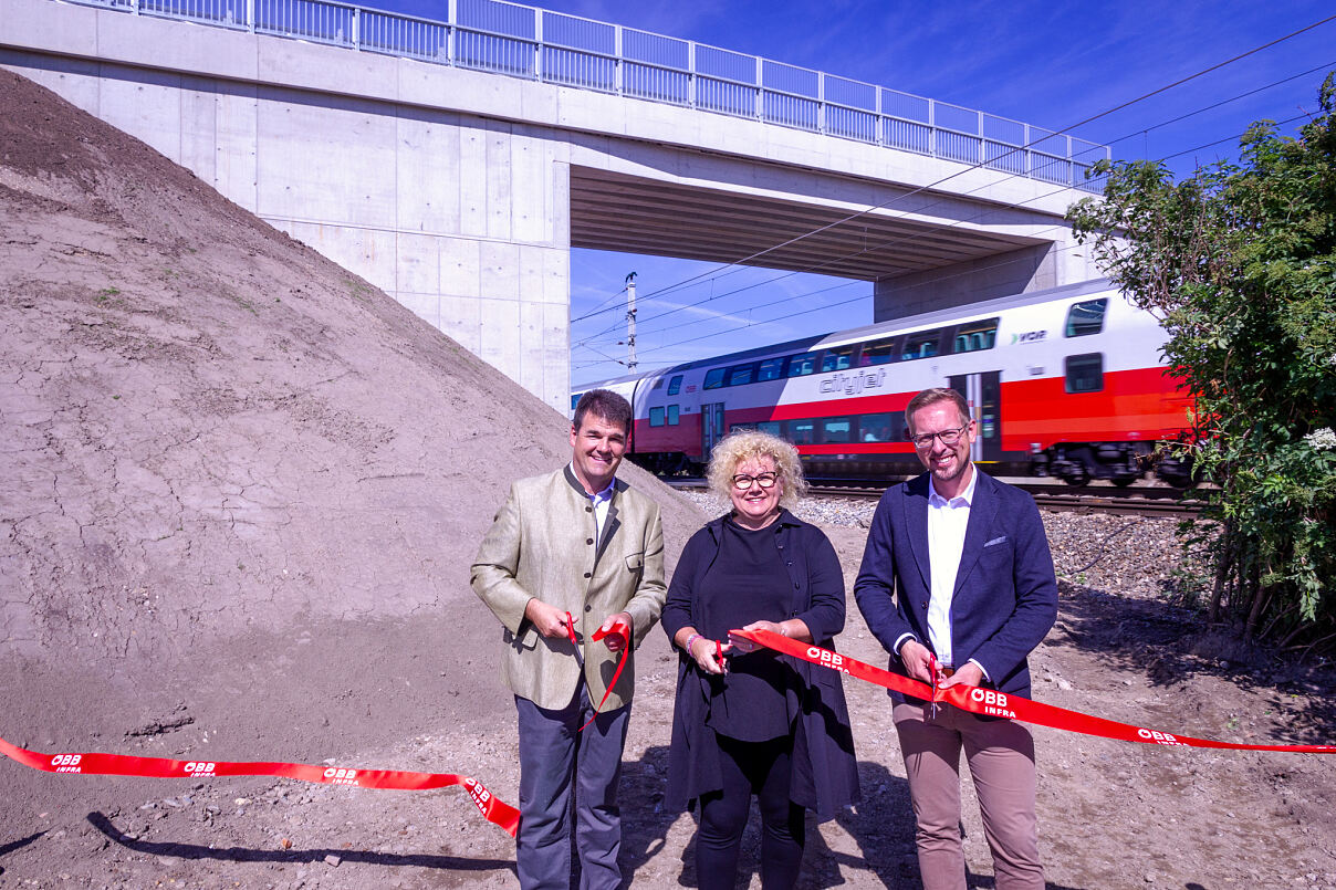 Neue Wirtschaftswegbrücke zwischen Aderklaa und Deutsch-Wagram eröffnet