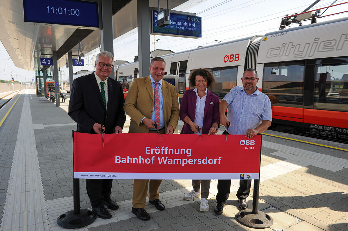 Eröffnung Bf. Wampersdorf